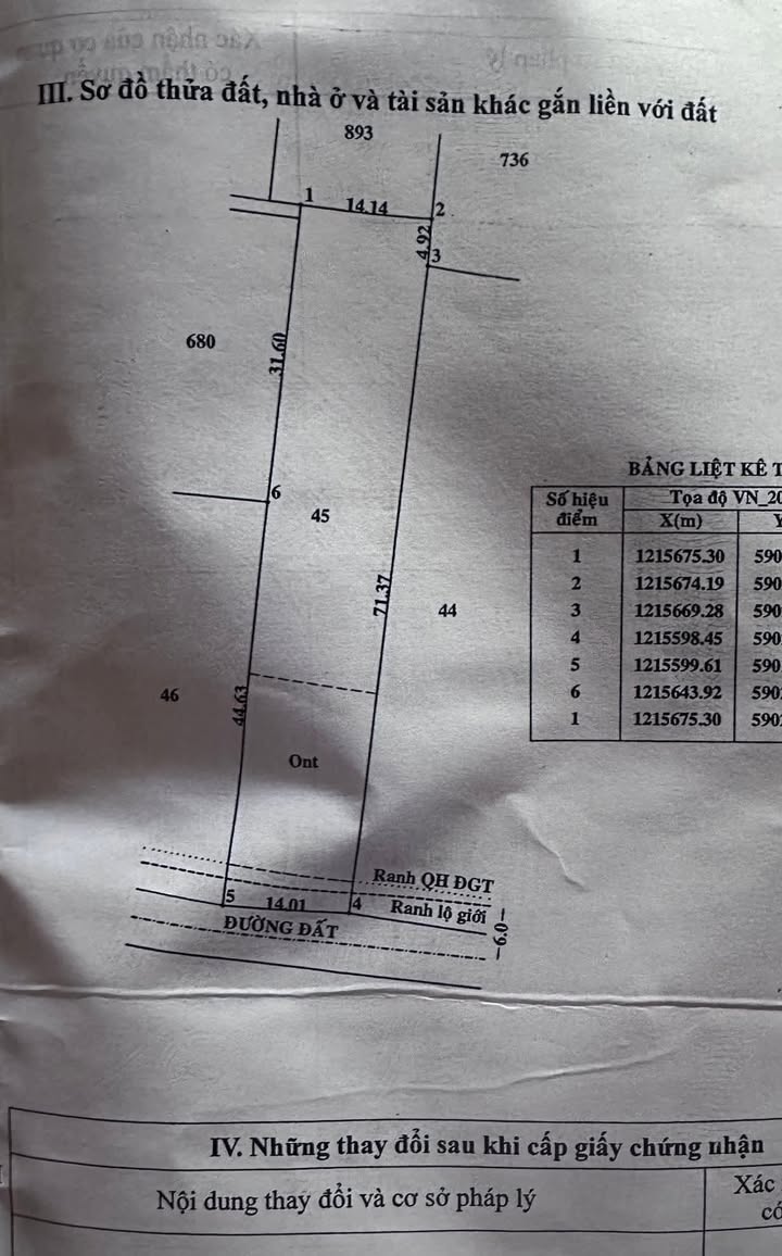 Đất thổ cư xã Trung An, Củ Chi 1080m² giá 9.5 tỷ - Cơ hội đầu tư tuyệt vời!