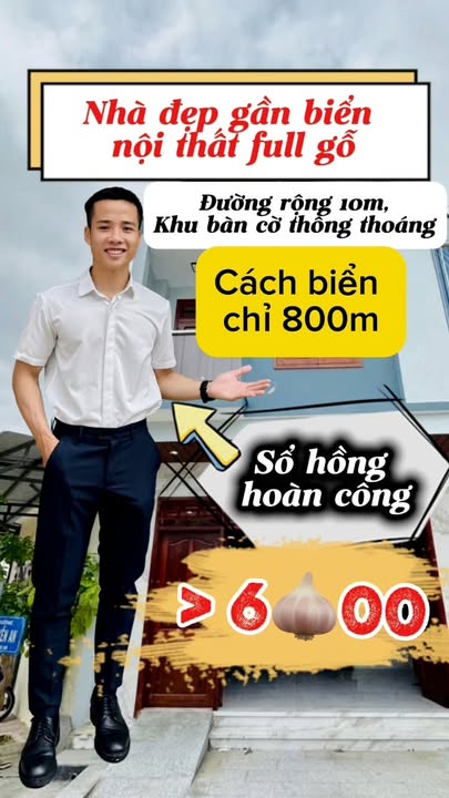 Nhà đẹp 3PN tại Nha Trang 60m² giá 6.5 tỷ - Gần biển chỉ 800m!
