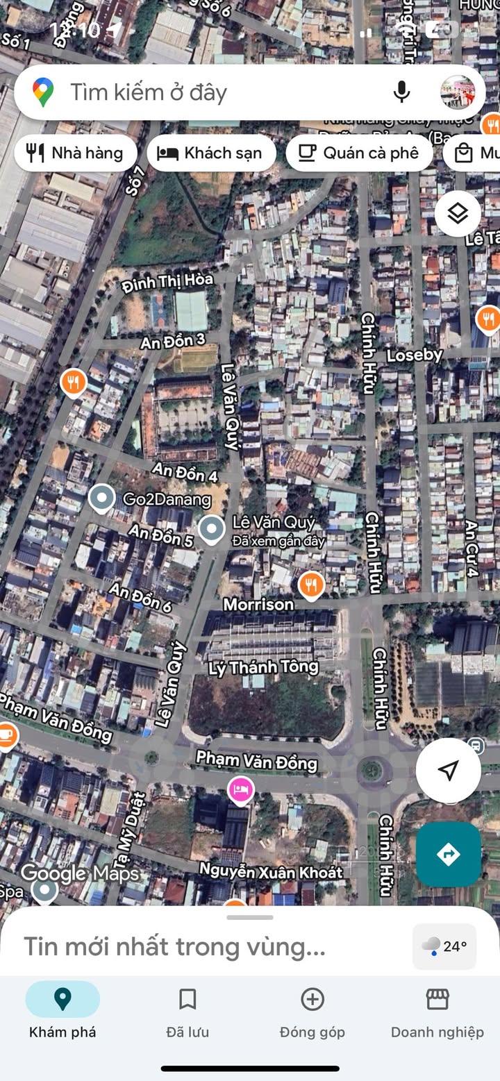 Đất biển mặt tiền Lê Văn Quý, Sơn Trà, Đà Nẵng 76.2m² giá 11.5 tỷ - Cơ hội đầu tư hấp dẫn!