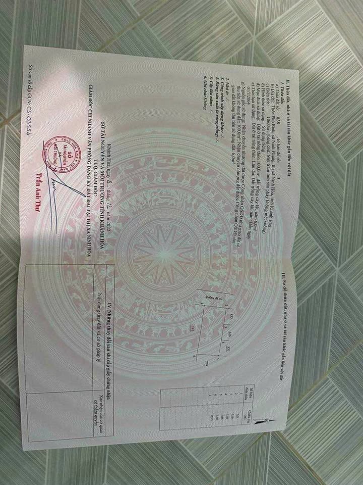 Đất nền Ninh Hòa 106m² chỉ 399 triệu - Cơ hội đầu tư tuyệt vời!