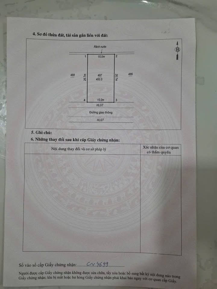 Đất nền 400,5m² Tiên Kiên - Lâm Thao, Phú Thọ giá 1,55 tỷ - Đầu tư lý tưởng