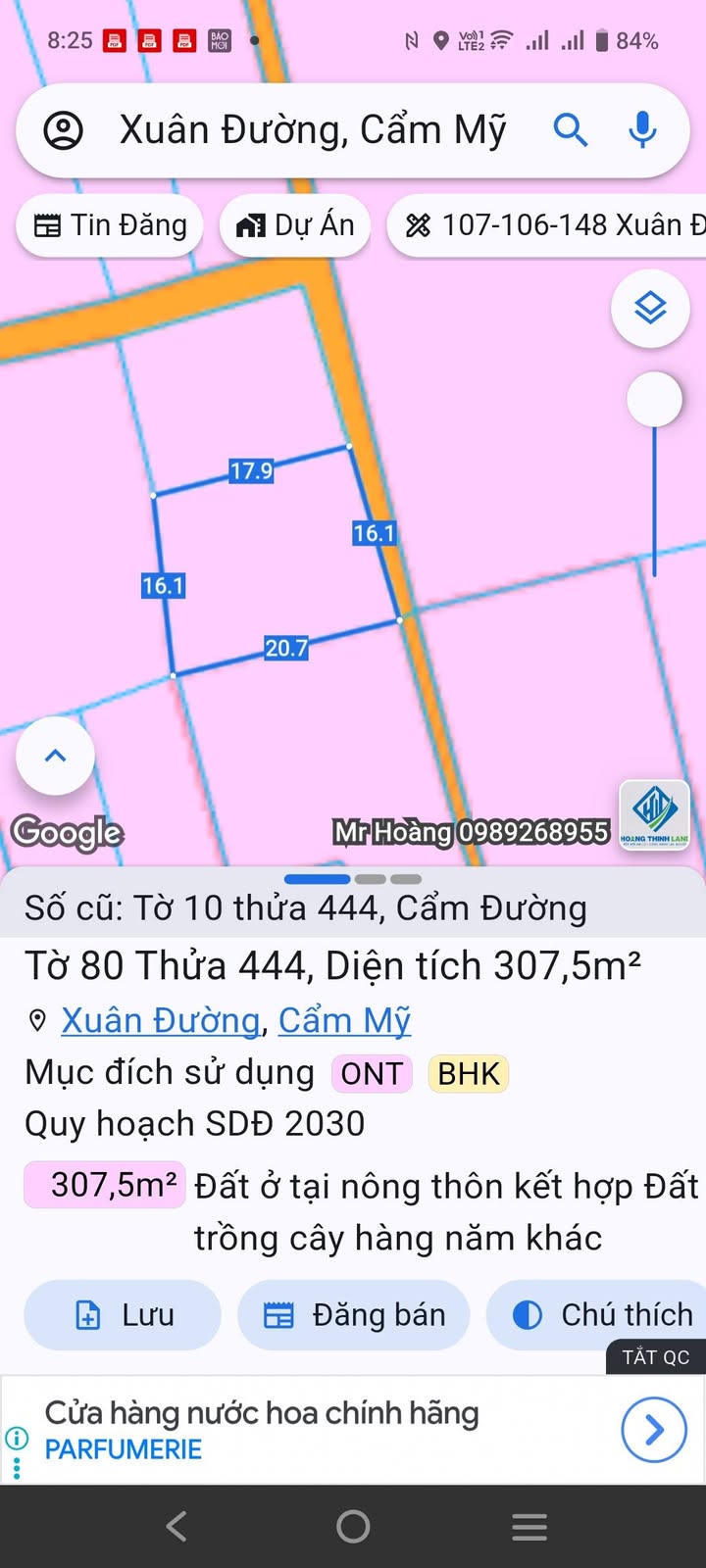 Đất nền Cẩm Đường Long Thành 307m² giá 2.5 tỷ - Đầu tư sinh lời ngay!