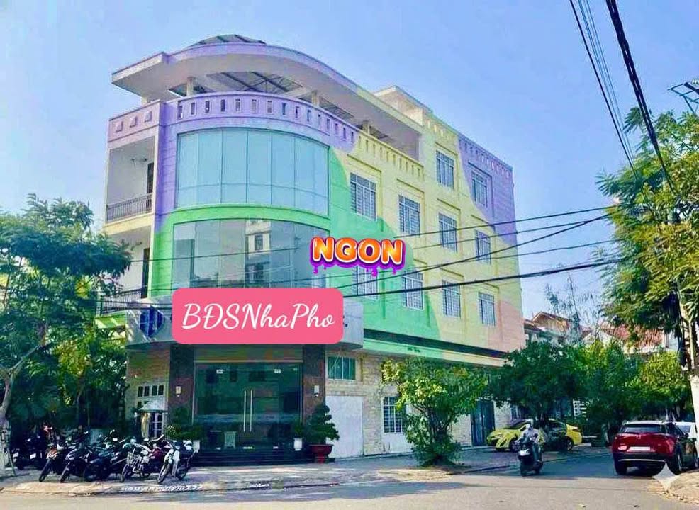 Tòa nhà lô góc 2 mặt tiền Hòa Cường Bắc 174m² giá 50 triệu - Thang máy hiện đại!