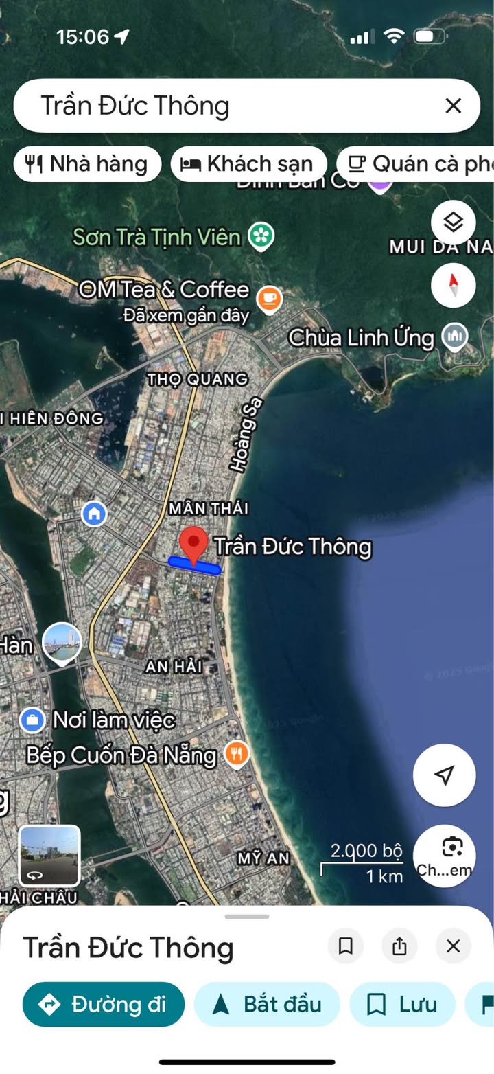 Lô đất biển Trần Đức Thông Đà Nẵng 80m² giá 12 tỷ - Đầu tư sinh lời hấp dẫn!