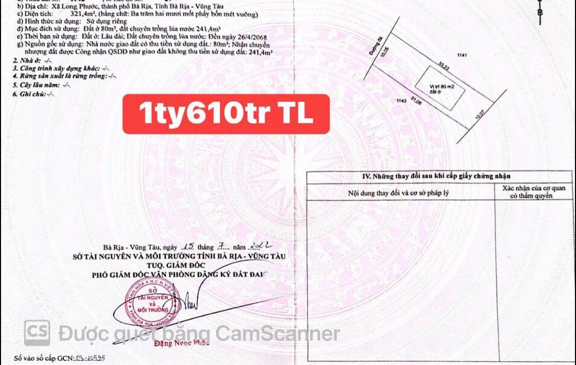 Đất nền Hương Lộ 3, Thủ Đức 321m² giá 1.6 tỷ - Cơ hội đầu tư tuyệt vời!