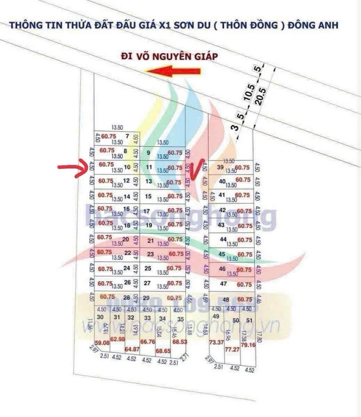 Lô đất đẹp 60.75m² tại thôn Đồng, Hà Nội - Giá 7 tỷ, vị trí đắc địa!
