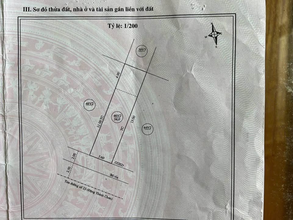 Nhà mặt tiền Đặng Thành Chơn 54m² giá 3.1 tỷ - Đối diện công viên, gần chợ và trường học!