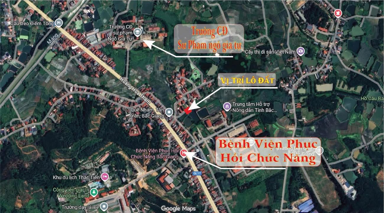 Đất nền Quế Nham - Tân Yên - Bắc Giang 118m² chỉ 1.8 tỷ - Chính chủ bán gấp!