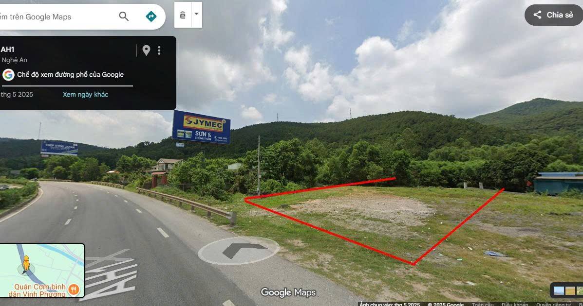 Đất mặt tiền Quốc lộ 1A, Nghi Yên 262m² giá 2.1 tỷ - Kinh doanh sinh lời cao!