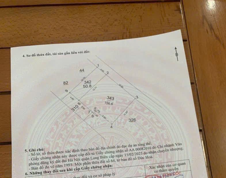 Đất thổ cư 51m² phường Việt Hưng, Long Biên - Giá chỉ 7 tỷ, đầu tư sinh lời!