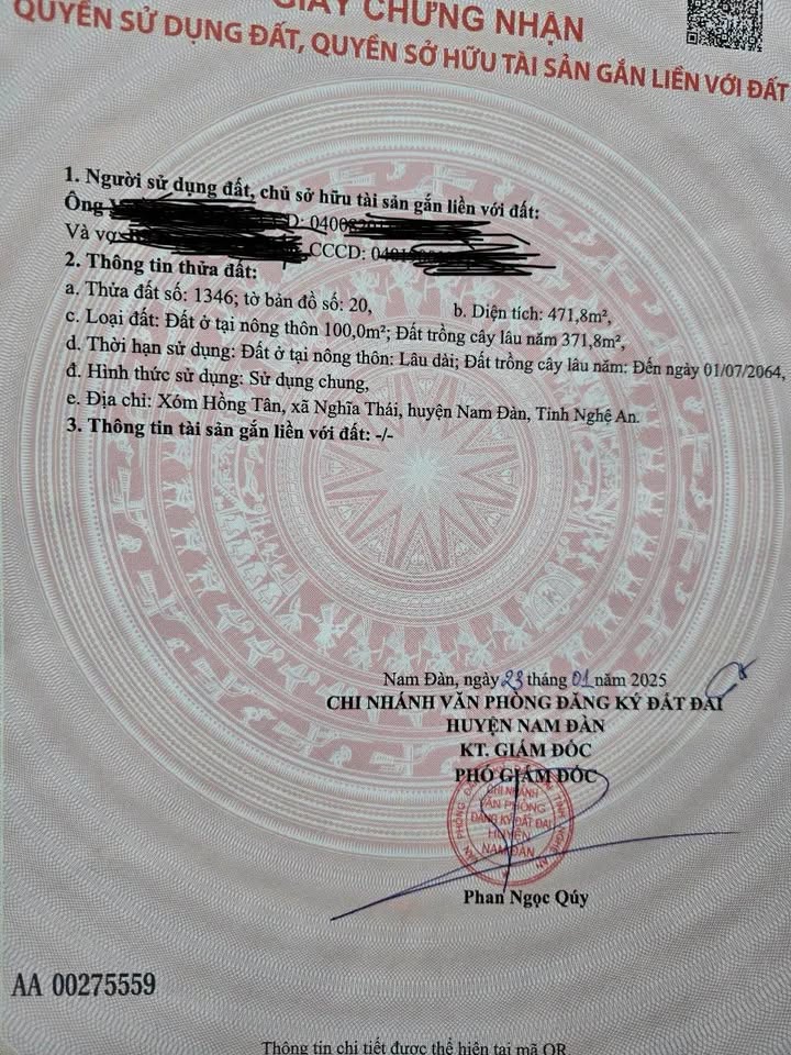 Đất nền Nam Thái 500m² giá 600 triệu - Cơ hội đầu tư tuyệt vời!