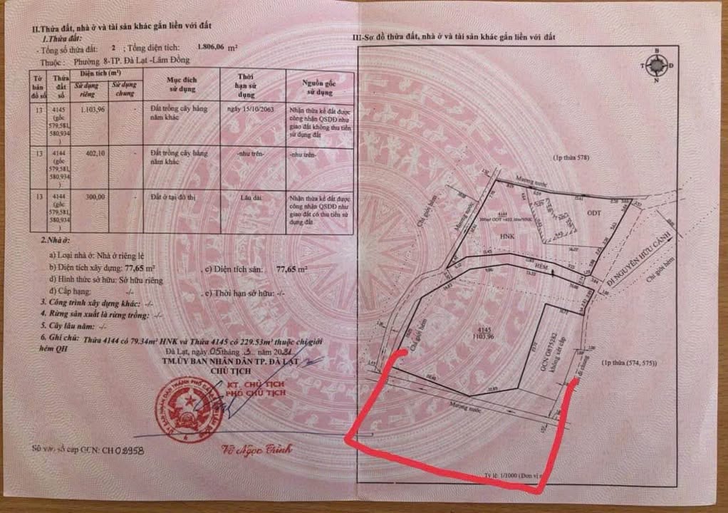 Đất nền Đồi Huy Hoàng Đà Lạt 3000m² giá 24 tỷ - Cơ hội đầu tư tuyệt vời!