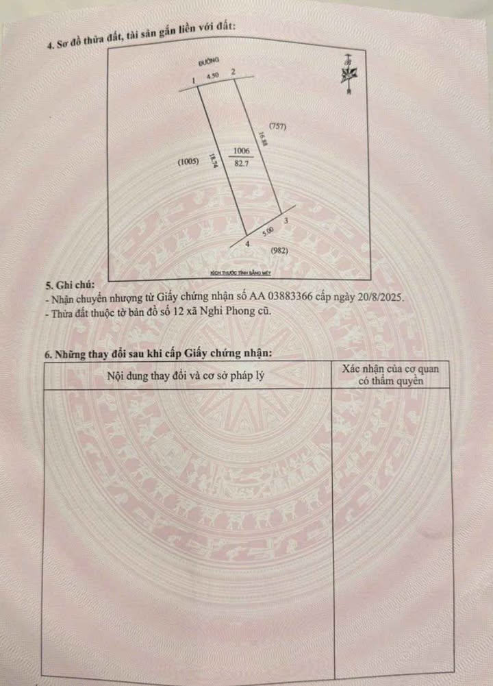 Đất nền Nghi Phong, Vinh 82.7m² giá 1.7 tỷ - Đường thông thoáng, dân cư đông đúc