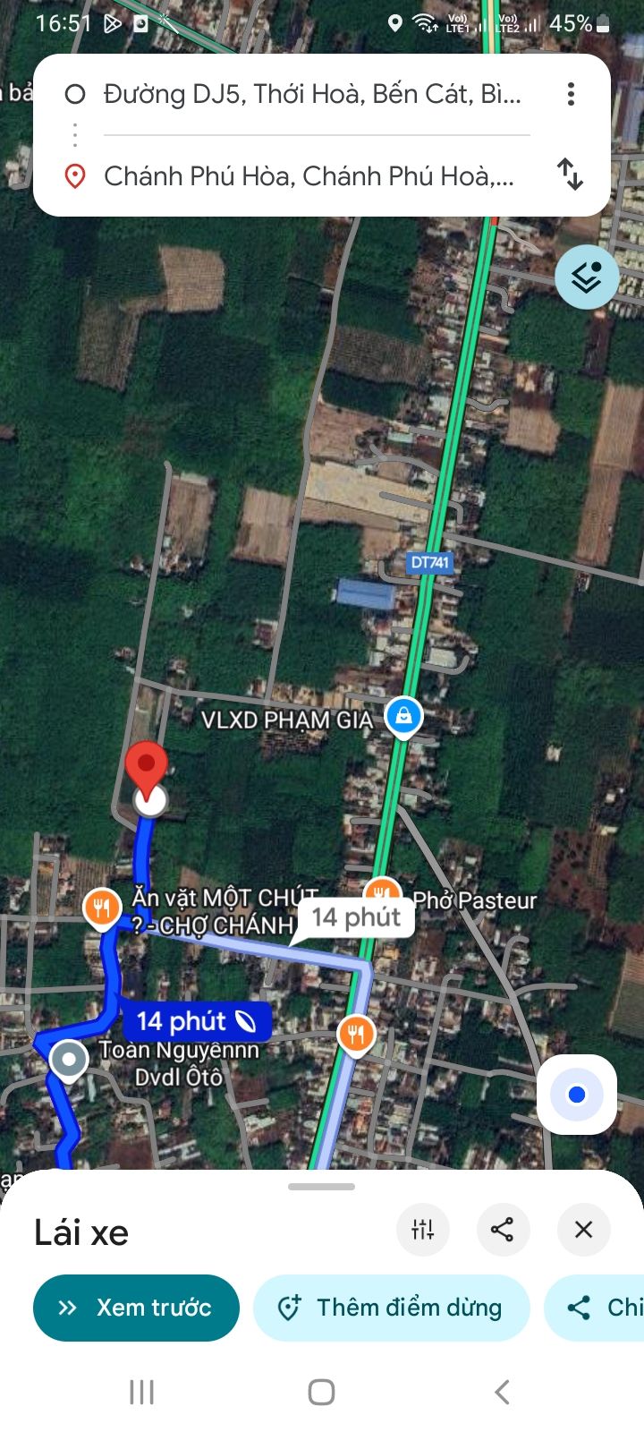 Đất nền Chánh Phú Hòa Bến Cát 130m² - Giá cực tốt, sổ hồng chính chủ!