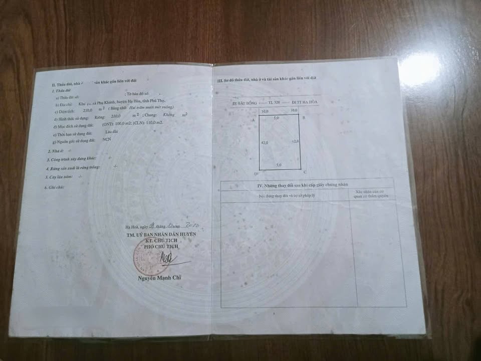 Đất nền Phụ Khánh Hạ Hòa 210m² giá 1 tỷ - Cơ hội đầu tư hiếm có!