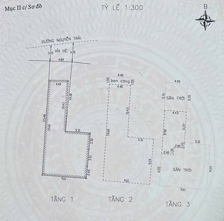 Nhà 3 tầng mặt tiền đường Nguyễn Trãi, quận Hải Châu 156m² giá 17 tỷ - Đầu tư sinh lời ngay!