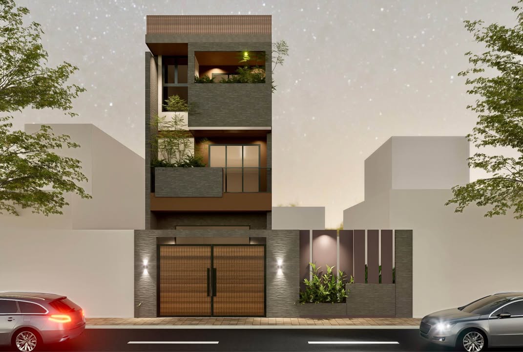 Nhà phố 1 trệt 2 lầu tại KĐT Happy Home Cà Mau 100m² giá 3.8 tỷ - Sẵn sàng vào ở ngay!