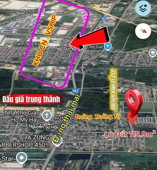 Đất nền Mỹ Hậu Hưng Đông 115.9m² giá 2.8 tỷ - Cơ hội đầu tư tuyệt vời!