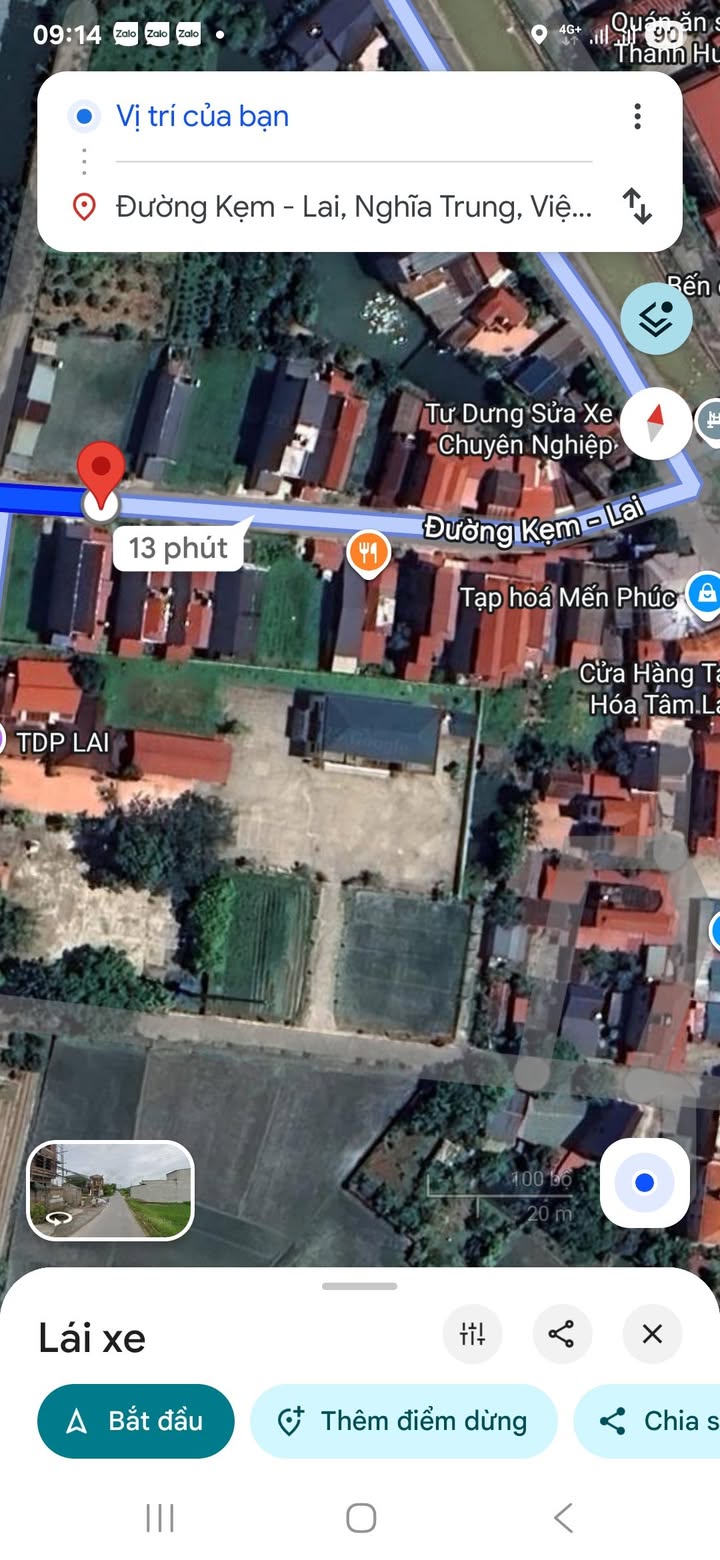 Đất thổ cư thôn Lai, Nghĩa Trung, Việt Yên 100m² - Giá chỉ 2 tỷ, đầu tư sinh lời!