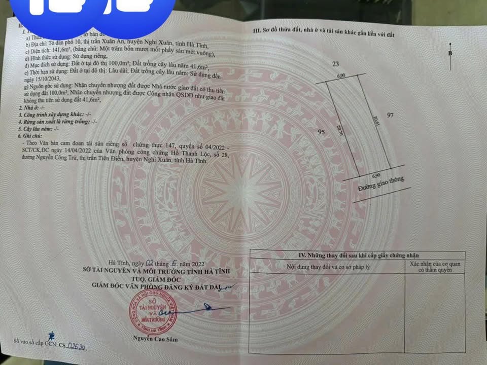 Đất nền khu phố 10 Xuân An 138m² chỉ 1.2 tỷ - Cơ hội đầu tư hấp dẫn!