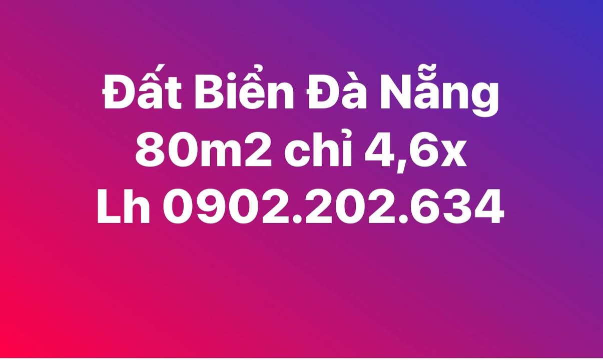 Bán gấp nhà phố Trần Cao Vân Đà Nẵng 80m² giá 4.6 tỷ - Vị trí đắc địa