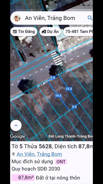 Đất nền An Phước Long Thành 82.5m² giá 1.2 tỷ - Sổ hồng chính chủ, pháp lý rõ ràng!