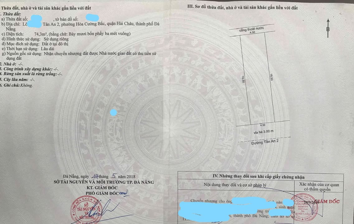 Nhà cấp 4 đường Tân An 2, Hòa Cường 75m² giá 7 tỷ - Khu VIP gần Vinmec!