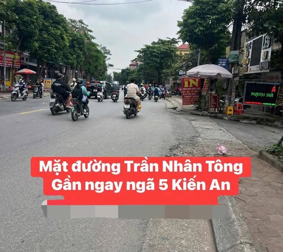 Đất mặt đường Trần Nhân Tông, Kiến An, Hải Phòng 72m² giá 5.x tỷ - Kinh doanh thuận lợi!