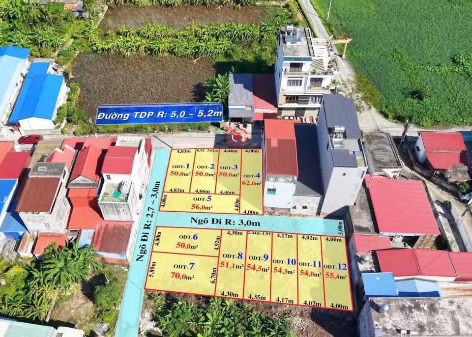 Đất nền Hoa Động 50-70m² giá chỉ từ 1 tỷ - Tiềm năng sinh lời cao!