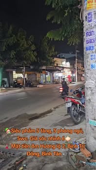 Nhà 5 tầng Hương Lộ 2, Quận Bình Tân giá 6 tỷ - Ô tô đỗ cửa, vào ở ngay!
