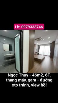 Nhà phố Ngọc Thụy 46m² giá thương lượng - Đường ô tô tránh, thang máy tiện nghi!