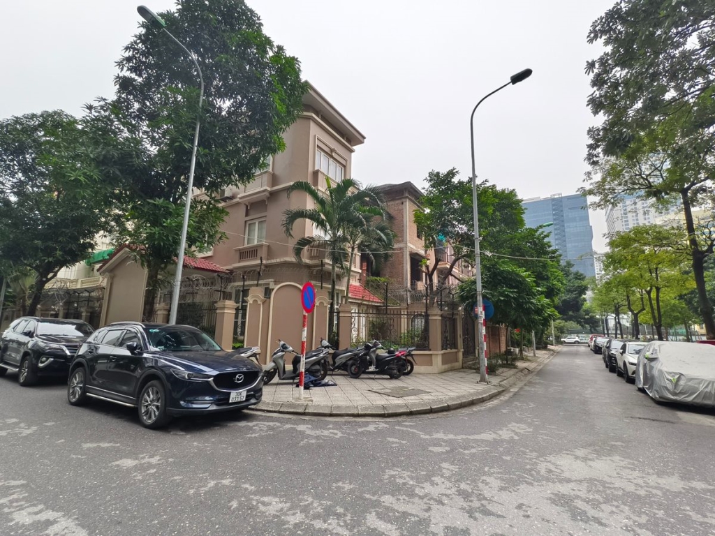 Nhà phố Dương Đình Nghệ, Cầu Giấy 272m² giá 114.5 tỷ - Vị trí đắc địa, lô góc ô tô vào tận nhà!