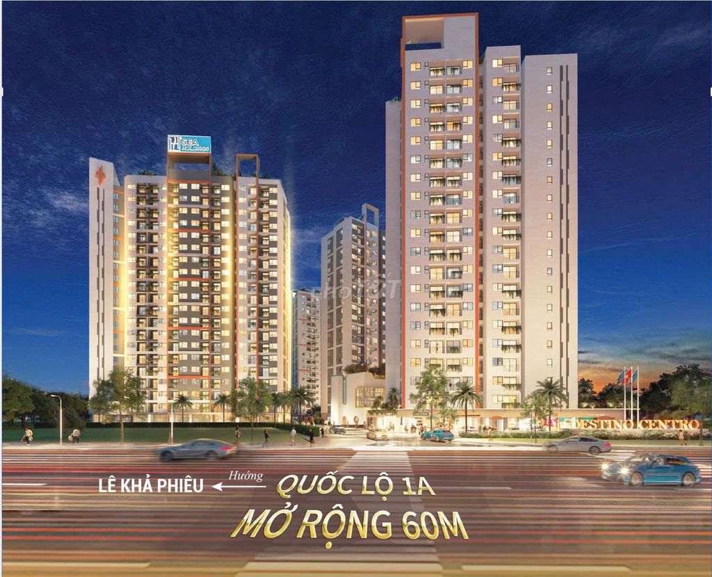 Căn hộ Destino Centro 58m² giá 1.699 tỷ - Vị trí vàng giữa lòng thành phố!