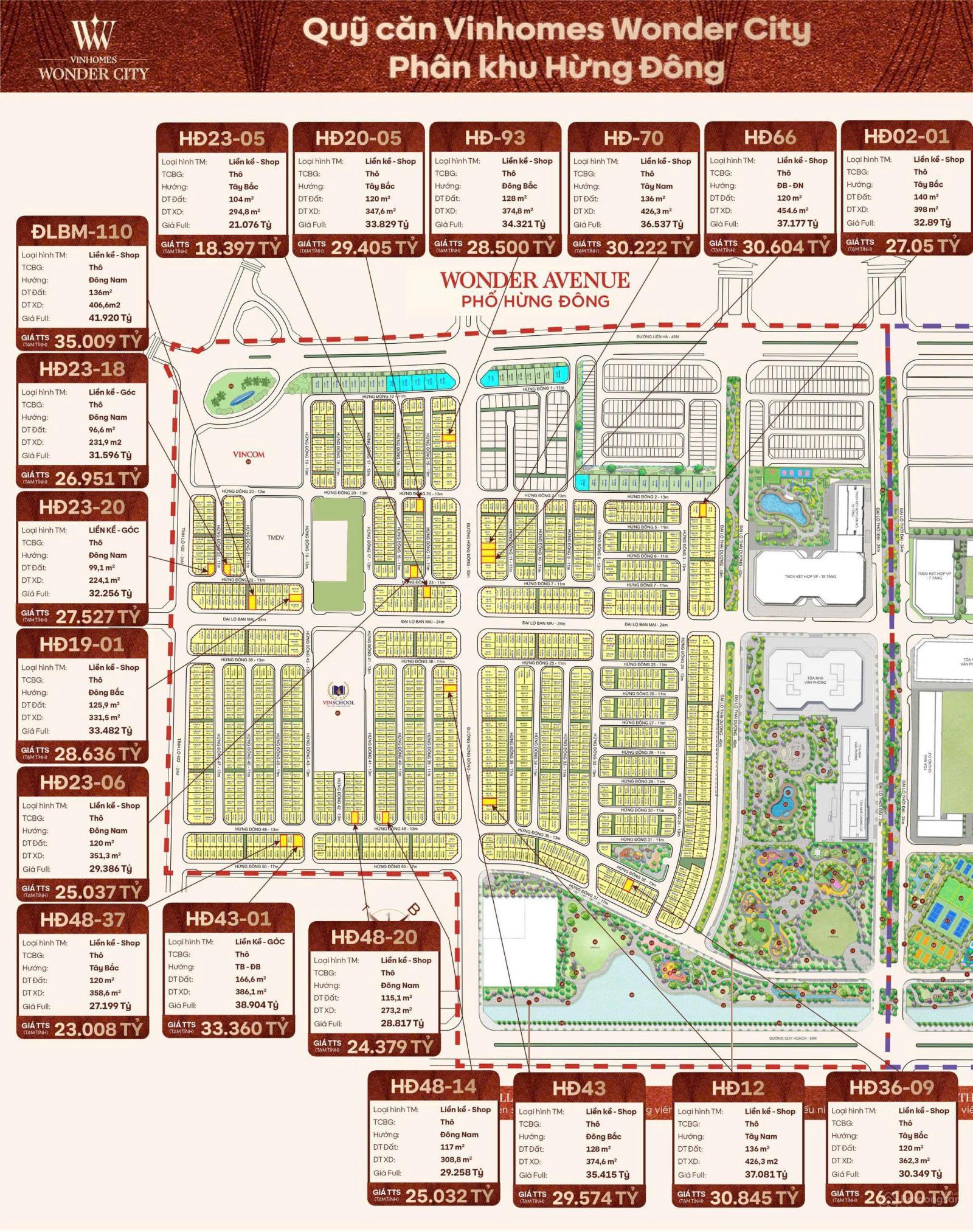 Căn biệt thự, liền kề Vinhomes Đan Phượng 17.5 tỷ - Cập nhật mới nhất từ chủ đầu tư