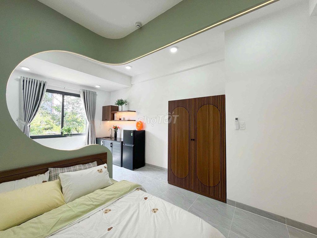 Studio cho thuê tại Phan Bá Vành 40m² giá 7.3 triệu - Nhà mới, đầy đủ nội thất!