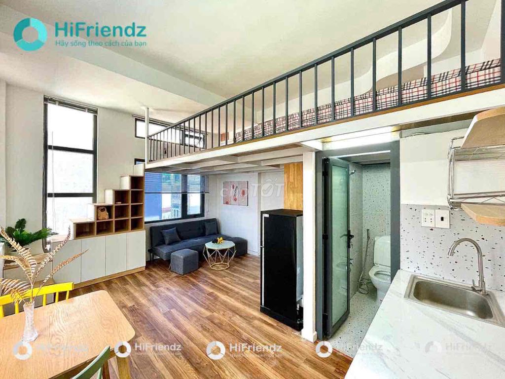 Căn hộ Duplex Nguyễn Gia Trí 45m² giá 6.5 triệu - Nhà mới full nội thất, máy giặt riêng!