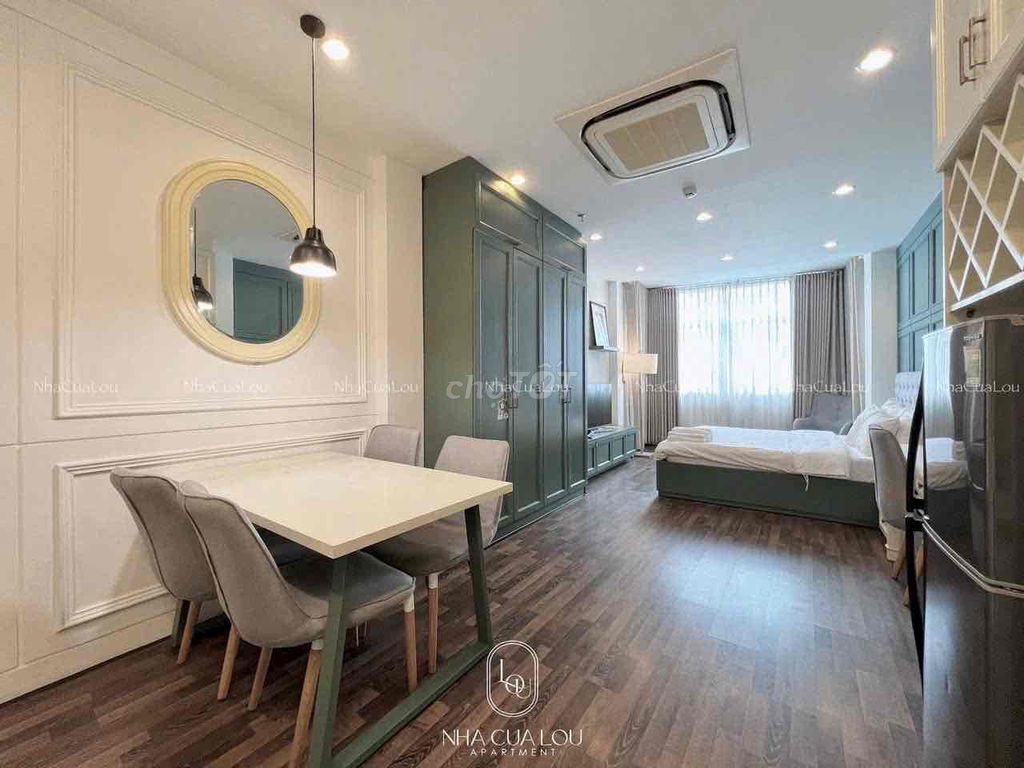 Căn hộ studio Phường 1 Bình Thạnh 45m² giá 8 triệu - Nội thất cao cấp, tiện nghi đầy đủ!