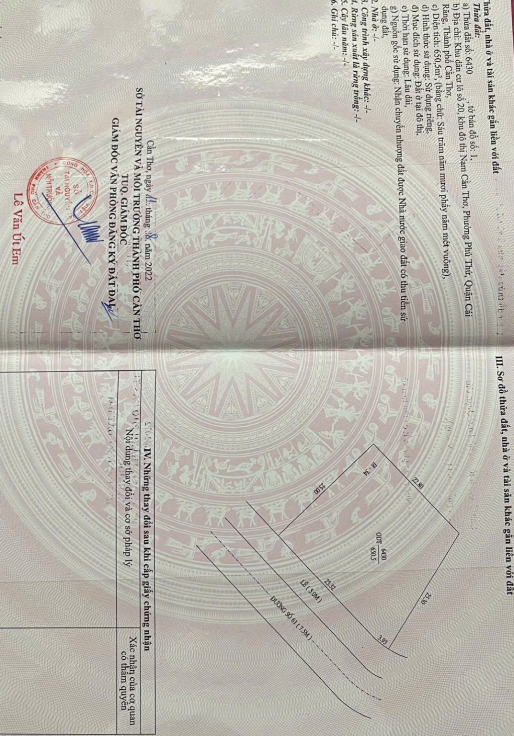 Bán đất nền thổ cư view sông 650,5m² khu 586 Cần Thơ - Đầu tư lý tưởng!