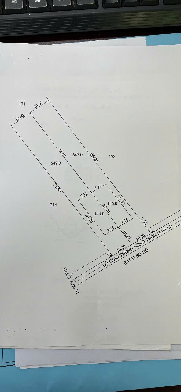 Đất thổ cư 1600m² tại Mỹ Khánh, Cần Thơ giá chỉ 3.8 tỷ - Đầu tư sinh lời cao!