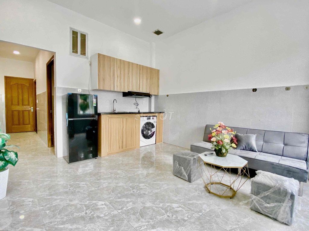 Căn hộ 1PN Hồng Bàng 40m² giá 6.7 triệu - Full nội thất mới xây