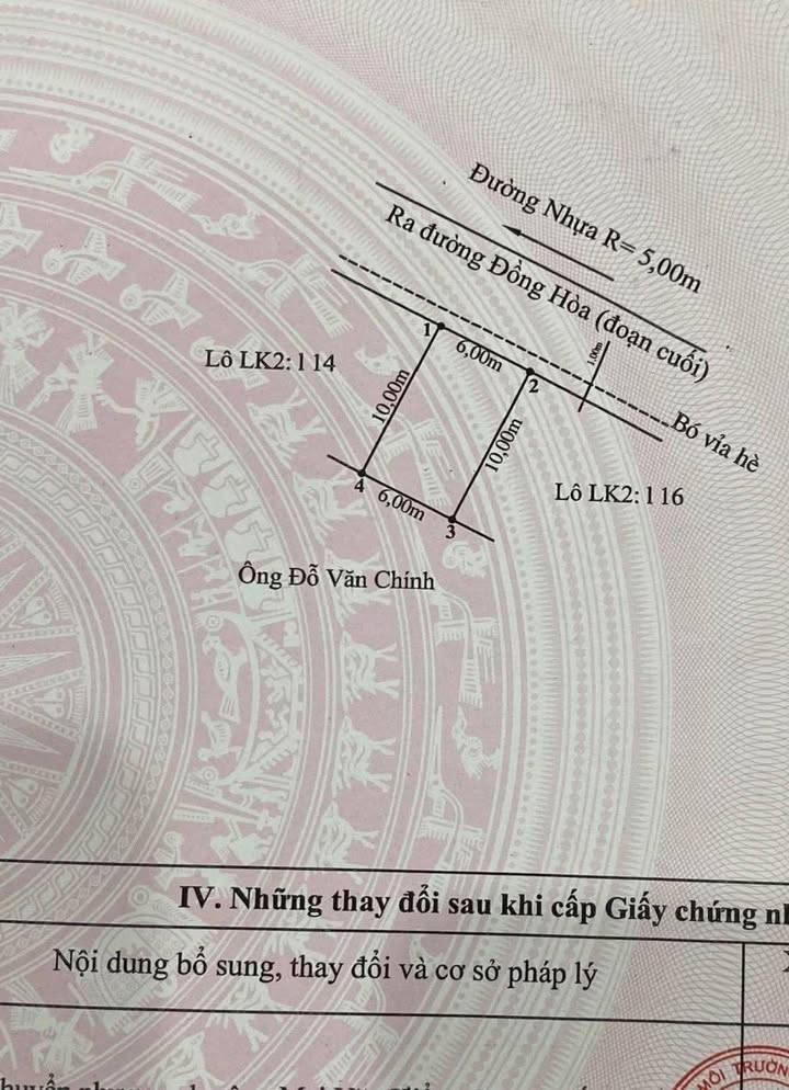 Đất nền Đồng Hoà, Kiến An 60m² giá 3 tỷ - Sổ đỏ chính chủ, vị trí đắc địa!