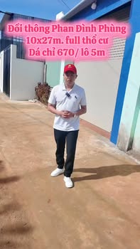 Đất nền Phan Đình Phùng Pleiku 270m² giá 670 triệu - Cơ hội đầu tư hấp dẫn!