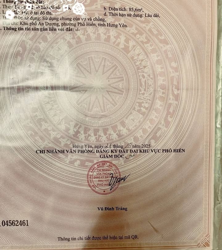 Đất nền Phố Hiến Hưng Yên 82m² giá chỉ 2 tỷ - Cơ hội đầu tư hấp dẫn!