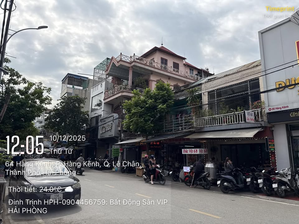 Nhà 2 tầng mặt đường Hàng Kênh, Lê Chân, 65m² giá 9 tỷ - Kinh doanh sầm uất!
