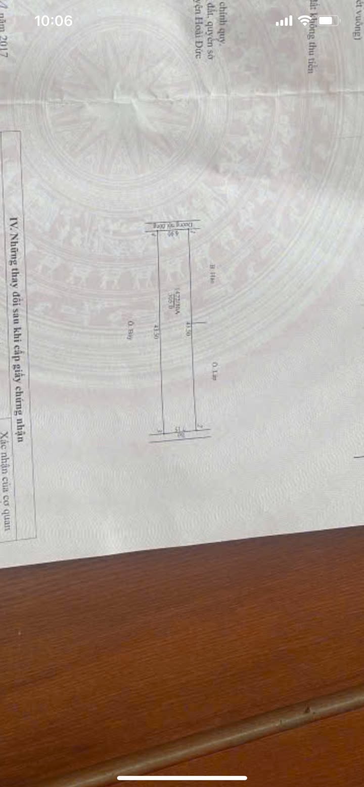Đất nền An Khánh Hoài Đức 305m² giá 6.7 tỷ - Sổ đỏ chính chủ, xe cont đỗ trước đất!
