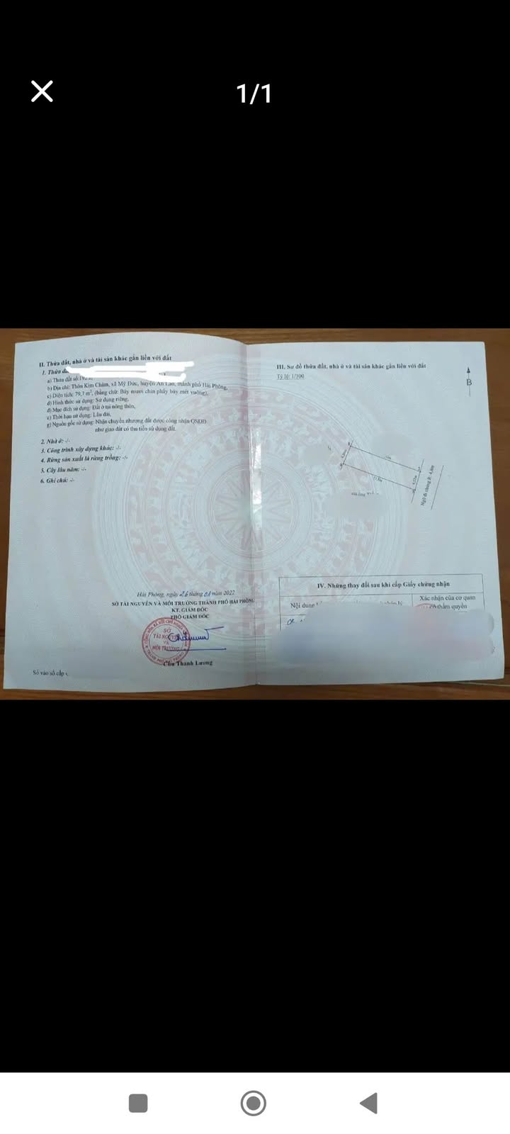 Đất nền Mỹ Đức An Lão 80m² giá 500 triệu - Đường ô tô vào tận nơi!