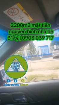 Đất mặt tiền Nguyễn Bình Nhà Bè 2200m² giá 31 tỷ - Cơ hội đầu tư tuyệt vời!