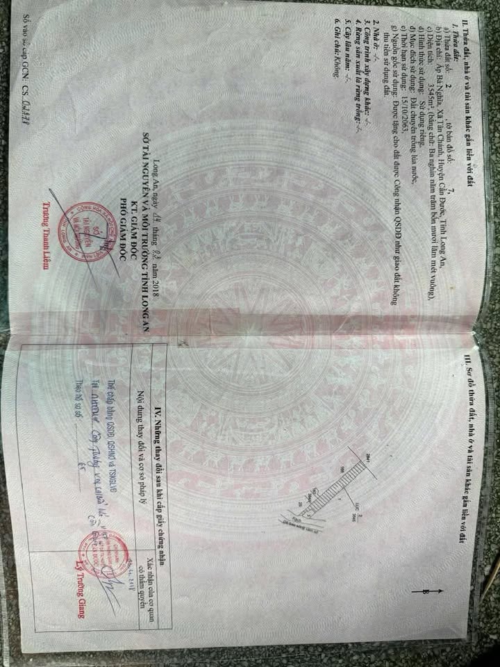 Đất lúa 3500m² tại xã Tân Chánh, Cần Đước - Giá chỉ 805 triệu!