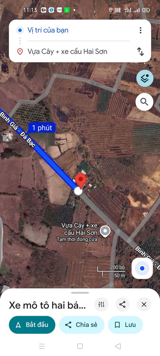 Đất nền mặt tiền đường Bình Giã, xã Đá Bạc 100m² giá 2.7 tỷ - Cơ hội đầu tư hấp dẫn!