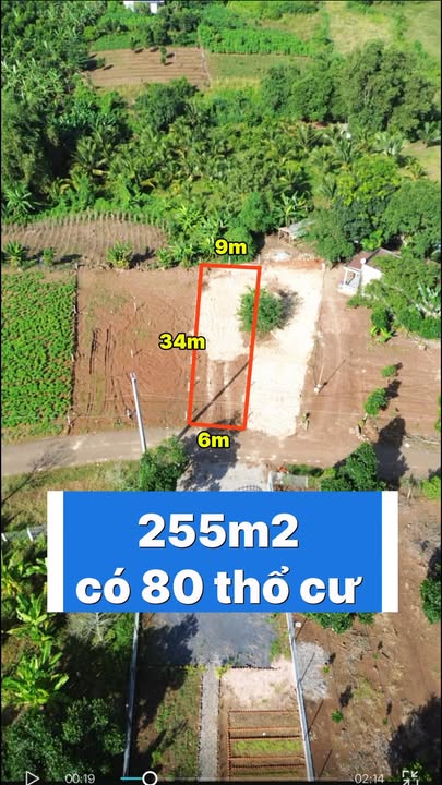 Đất nền Nghĩa Thành, Châu Đức 255m² giá chỉ 750 triệu - Cơ hội đầu tư tuyệt vời!